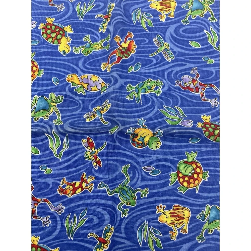 ⚜️Lot of 3 Half Yds Whimsical Nature Cotton‎ Quilt Craft Fabrics 1.5 yds Total